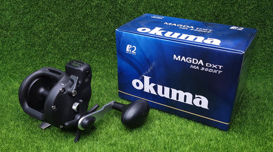Okuma Magda Pro DXT 4.0:1 Levelwind Line Counter Reel, Right Hand - MA-30DXT