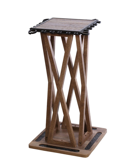 Old Cedar Outfitters Distressed Square Spinning Rod Rack