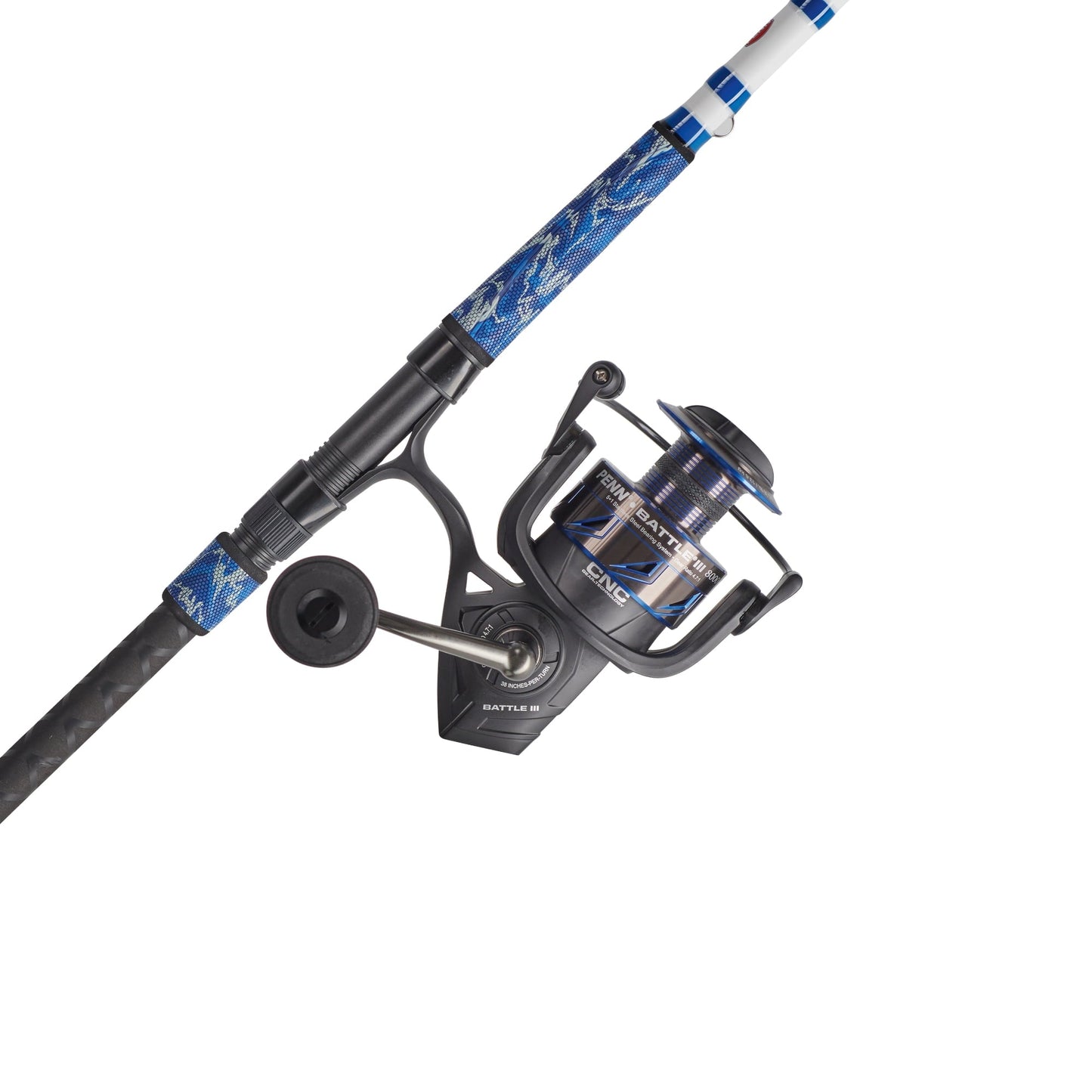 PENN 10' Battle III LE Spinning Combo, Reel Size 8000