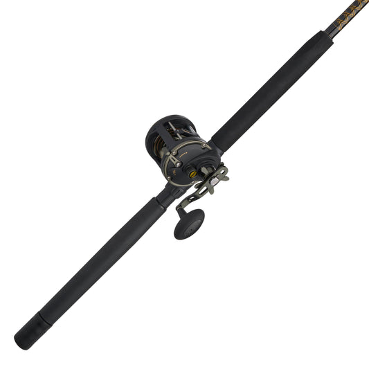 PENN 6'6' Squall II Level Wind Rod and Reel Fishing Combo
