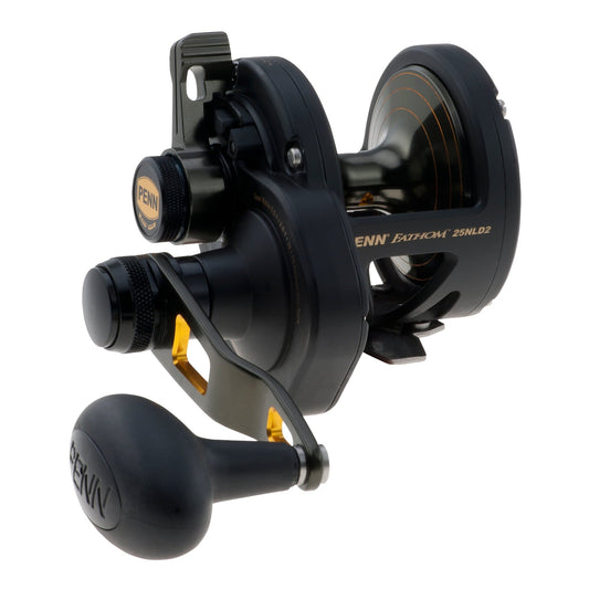 PENN Fathom Lever Drag 2 Speed Conventional Reel, Size 25N, Right-Hand