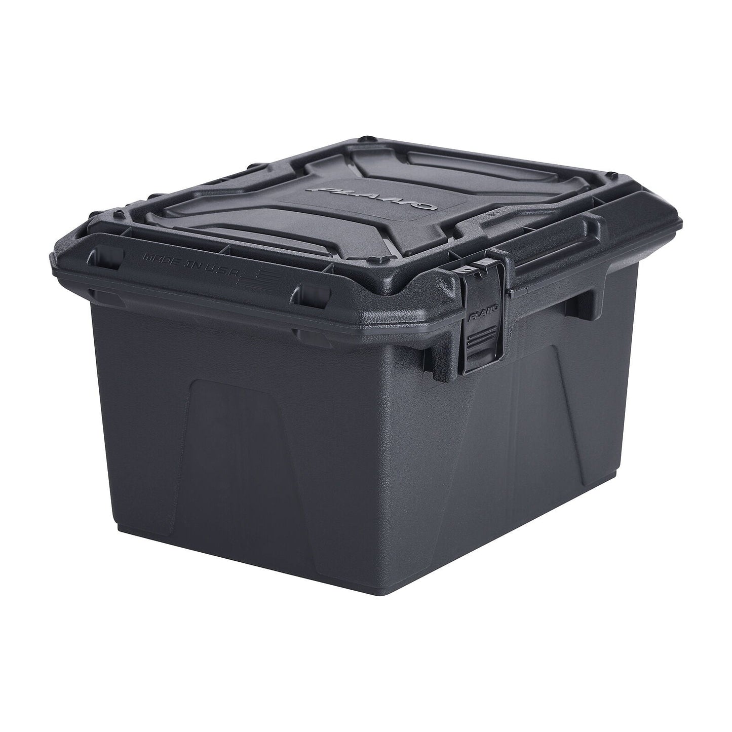 Plano Sportsman's Crate, Black, Lockable Storage Box 16-Quart