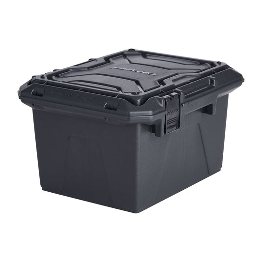 Plano Sportsman's Crate, Black, Lockable Storage Box 16-Quart
