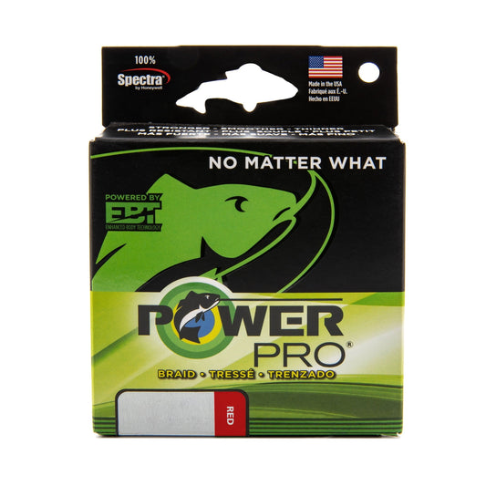 PowerPro Braided Fishing Line, 8lb x 3000yd v red, [21100083000V]
