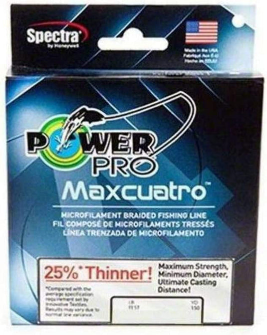 Powerpro 33401000300W Maxcuatro Spectra HT Braided Fishing Line 100,Multi