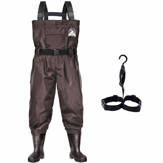Premium Fishing Waders with Boots - 5.52 - Upgrade to unbeatable durability and comfort!