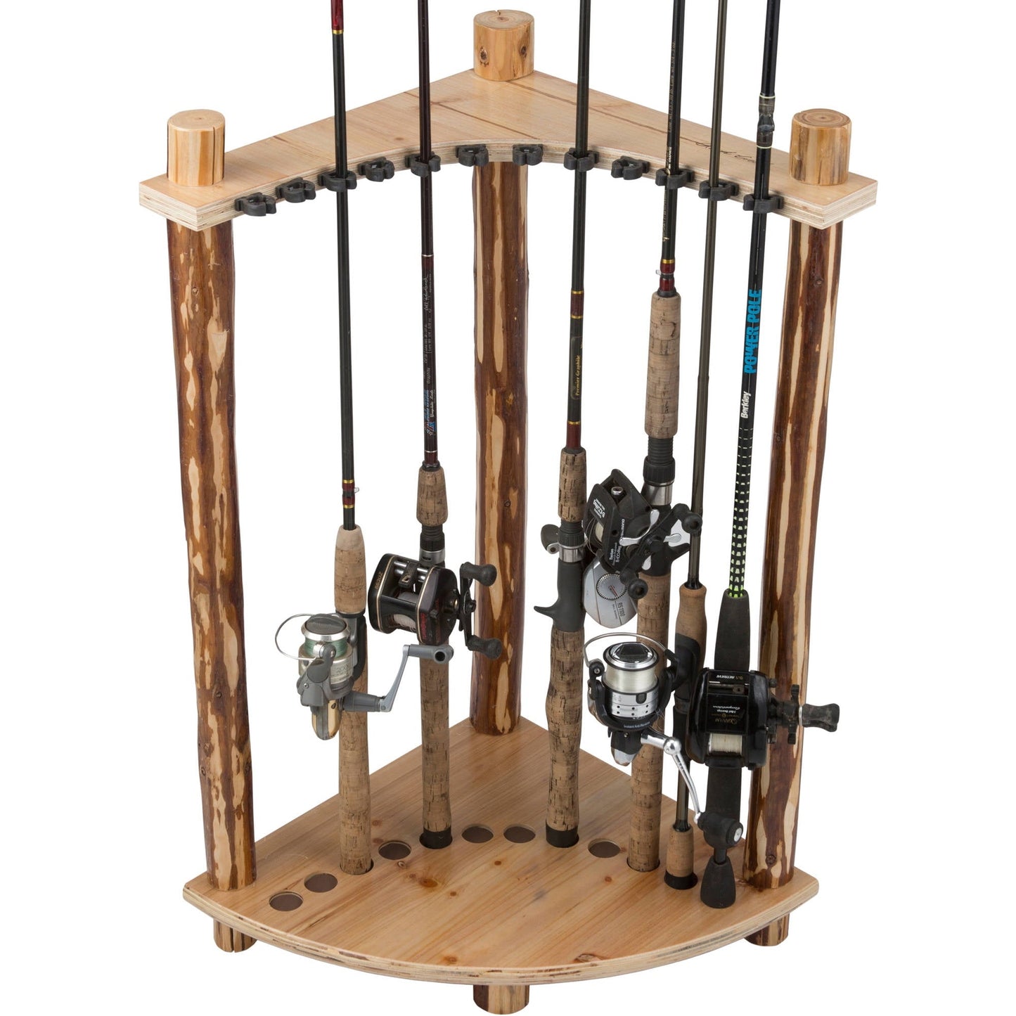 Rush Creek Creations 12-Fishing Rod Corner Storage Rack