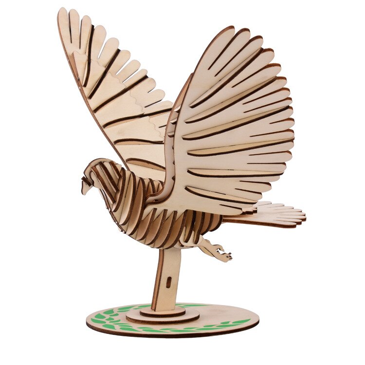 JIMITU 3D Wooden Owl Puzzle