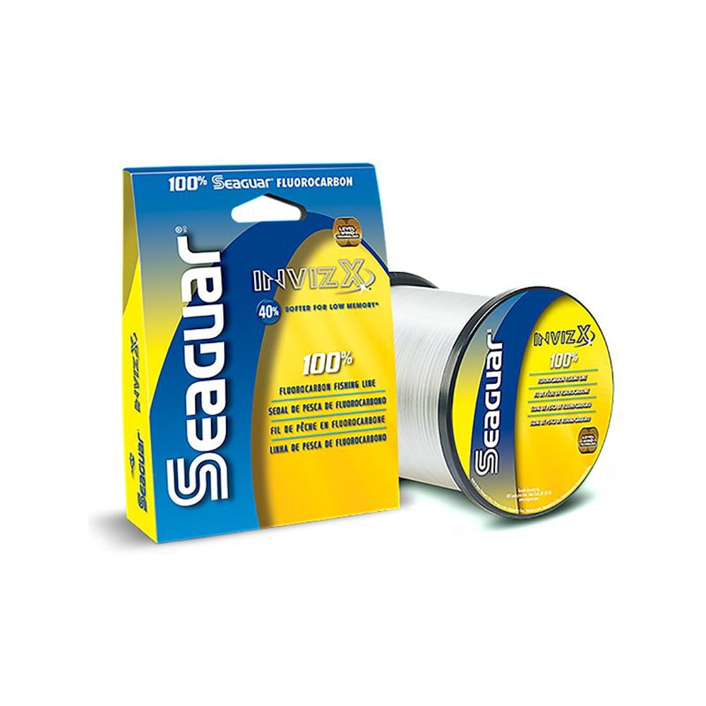 Seaguar Invizx 100% Fluorocarbon Fishing Line 15lbs, 1000yds Break Strength/Length - 15VZ1000
