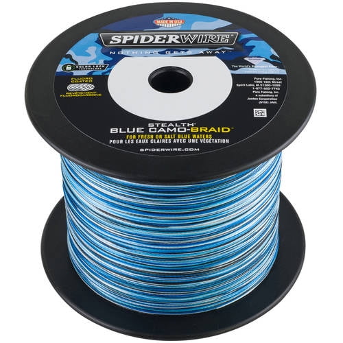 SpiderWire Stealth? Superline, Blue Camo, 10lb | 4.5kg Fishing Line