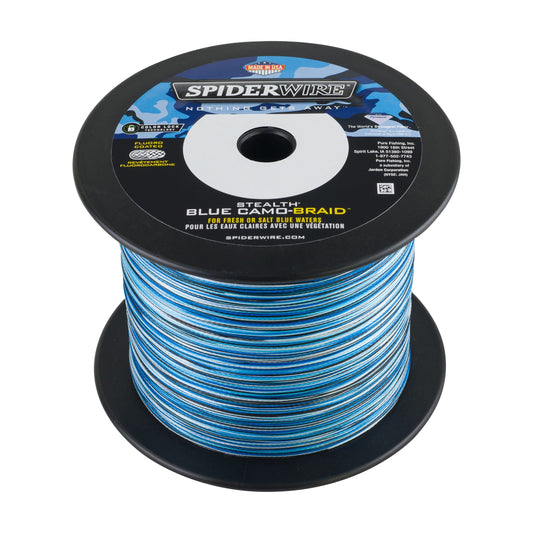 SpiderWire Stealth? Superline, Blue Camo, 80lb | 36.2kg Fishing Line