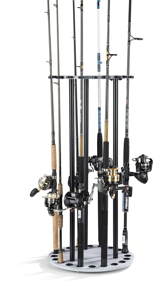 Spinning Round Rack Fishing Rod Holders