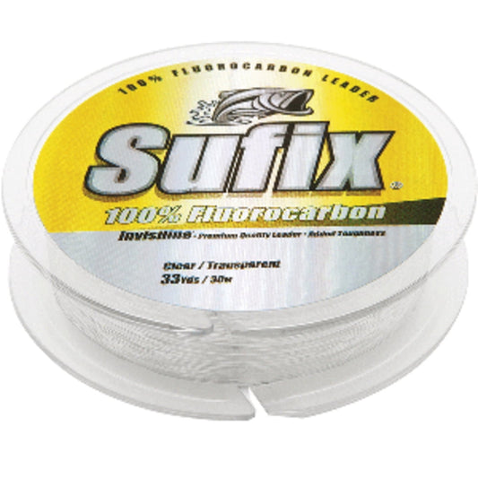 Sufix 100% Fluorocarbon Invisilinea?¡é Leader - 150lb - 33yds