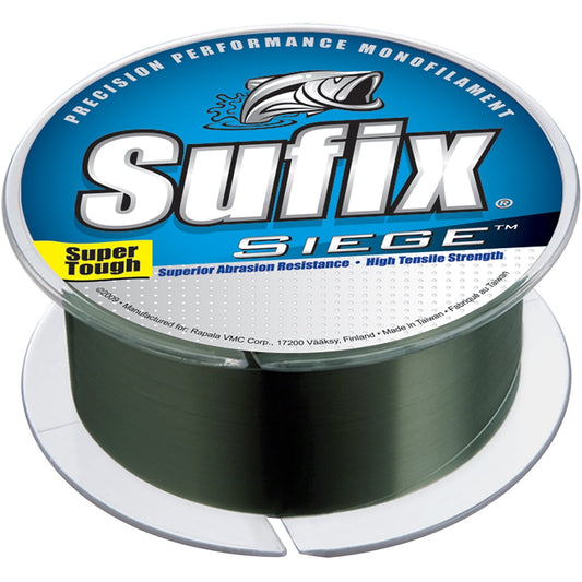 Sufix Siege 3000 Yard Monofilament Fishing Line - 10 lb. - Green