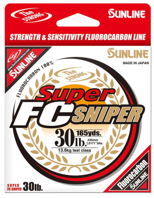 Sunline 63038951 Super FC Sniper 18 Lbs. 1200 Yds. Natural Clear Fishing Line