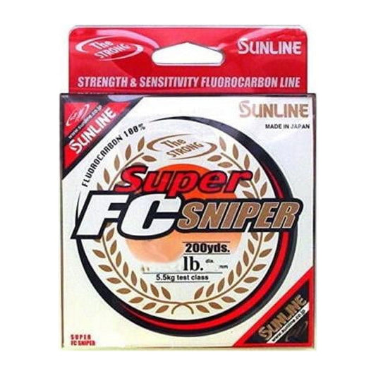 Sunline 63039829 Super Sniper Clear 18lb Fluorocarbon Fishing Line (660 Yards)