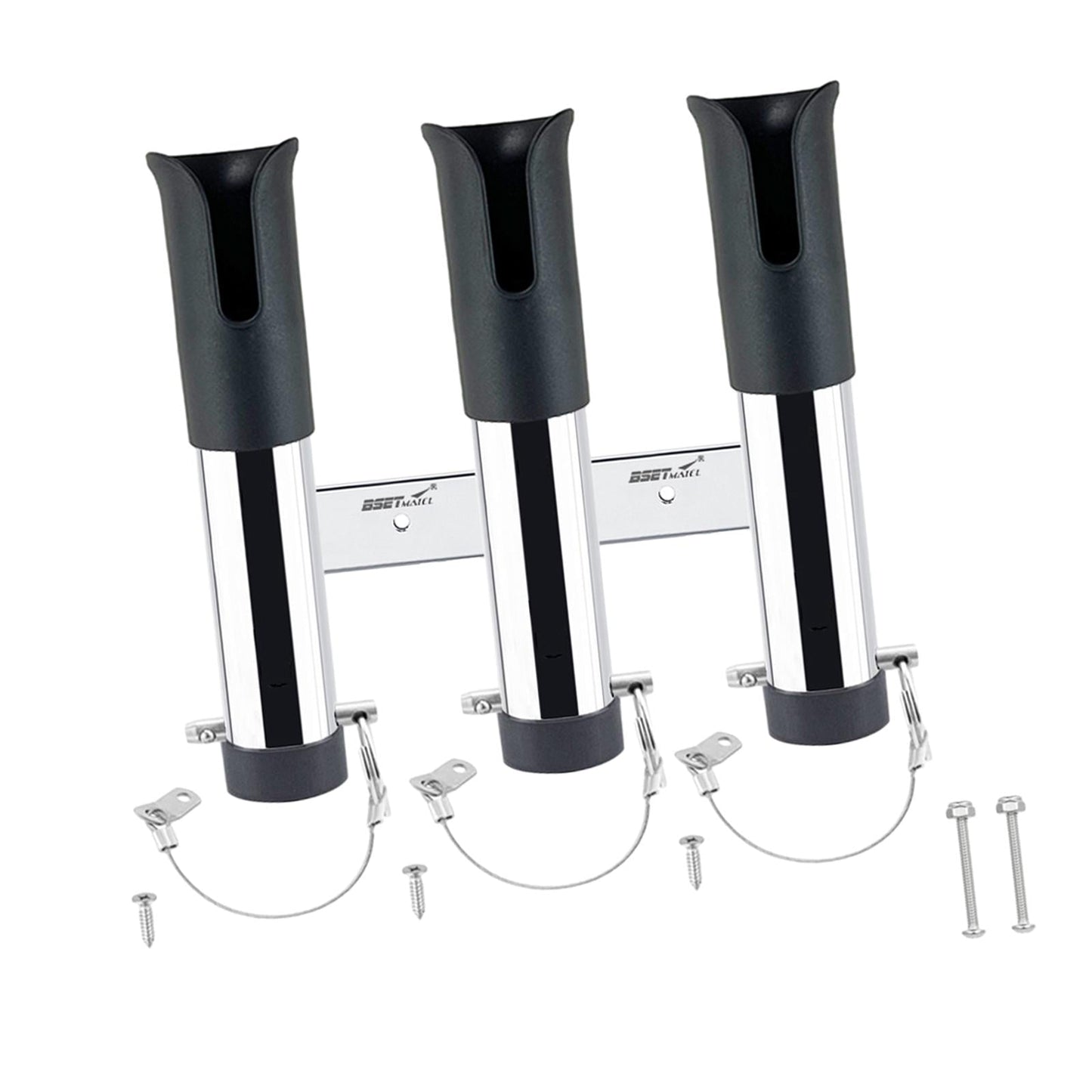 SunniMix Fishing Rod Holders Accessories Fishing Rod Rack for s Garage Boat Black