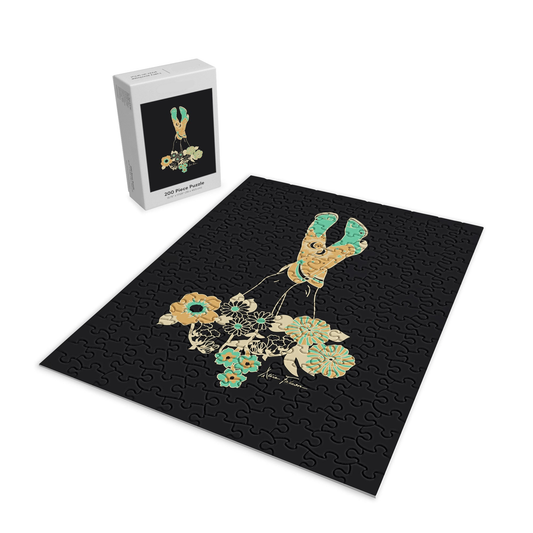 Love Stoned Cowboy Boots Emerald Jigsaw Puzzle (DS) DD