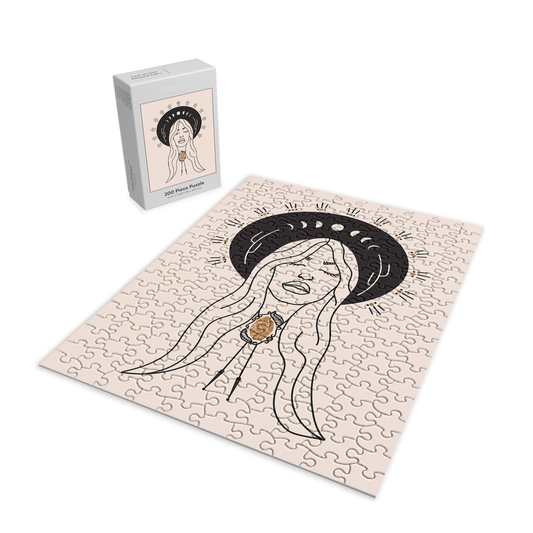 Desert Angel in Black Cream Jigsaw Puzzle (DS) DD
