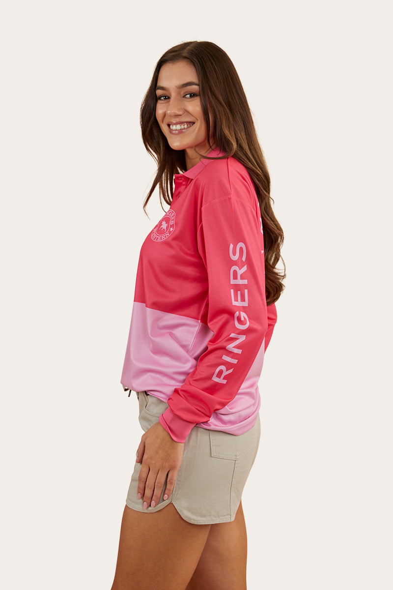 Halls Creek Unisex Fishing Jersey - Melon