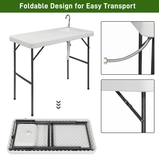 Winado Lightweight Folding Fishing Cleaning Fillet Table