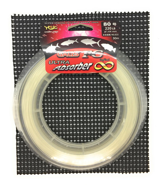 YGK- Fluoro Carbon Ultra Absorber Infini Saltwater Fishing Line