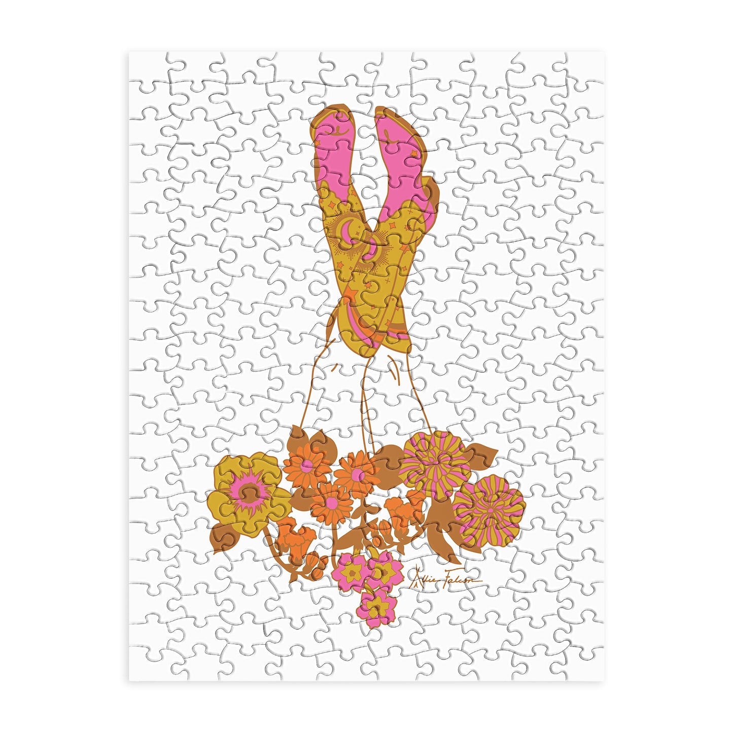 Love Stoned Cowboy Boots Jigsaw Puzzle (DS) DD