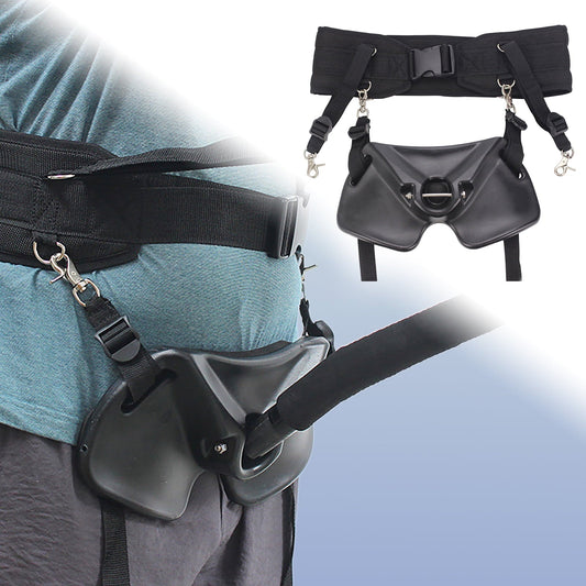 Windfall Fishing Belly Top Professional Adjustable ABS Ergonomic Boat Fishing Rod Holder for Angling Outdoor Sea Fishing, the Third-hand to Assist Fishing