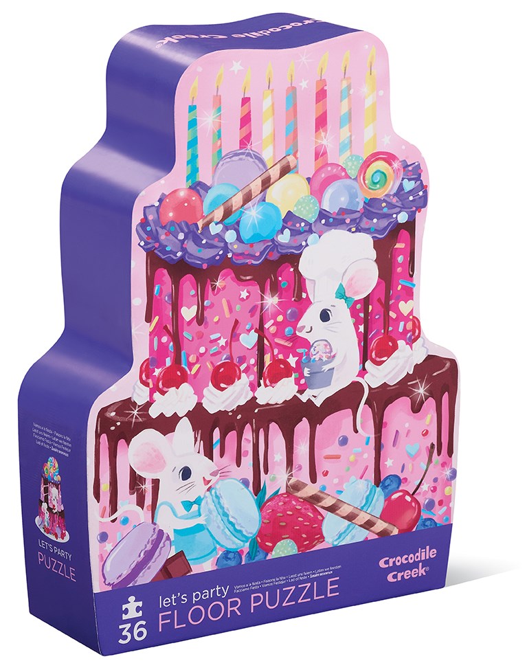 Crocodile Creek 36 Piece Floor Puzzle | Let's Party