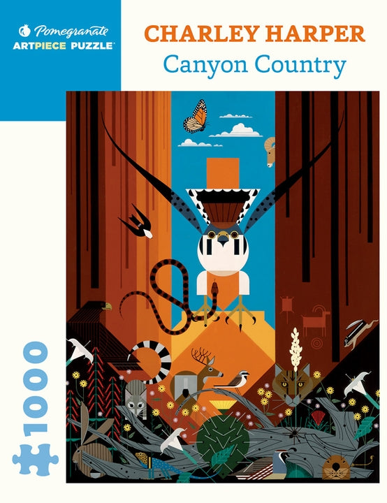 Charley Harper: Canyon Country 1000 Piece Puzzle