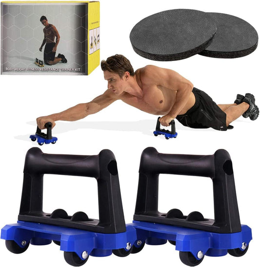COREZONE Ab Roller for Abs Workout Fitness, Ab Roller Wheel with Knee Pad Set, Wheel Exercise Equipment with Knee Mat for Home Gym, Ab Workout Roller for Beginners Women Men Abdominal Exercise
