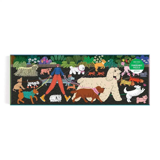 Dog Walk 1000 Piece Panoramic Jigsaw Puzzle