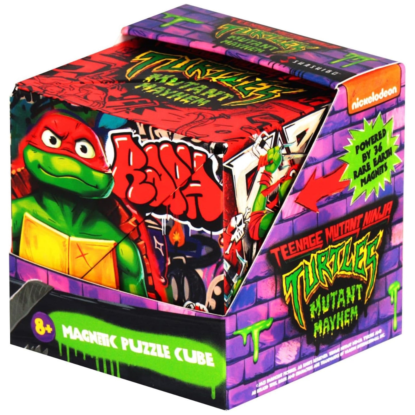 Fun In Motion Shashibo Teenage Mutant Ninja Turtles Mutant Mayhem Series 2 Raphael Puzzle