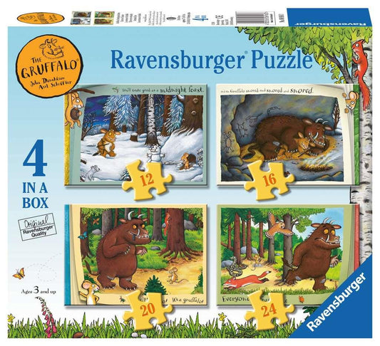 Ravensburger 069163 The Gruffalo 4 In A Box Jigsaw Puzzle