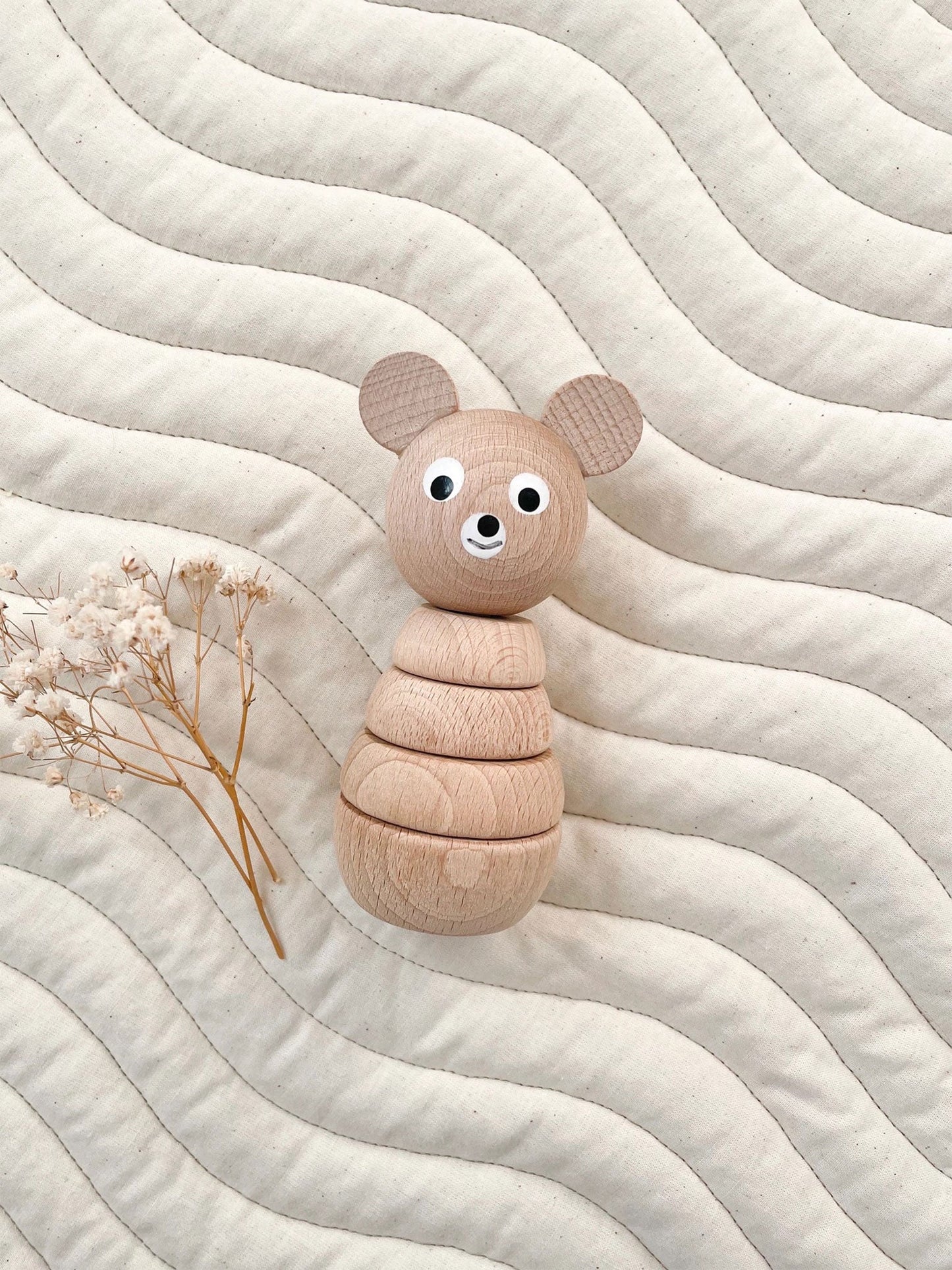 Wooden Bear Stacker Toy