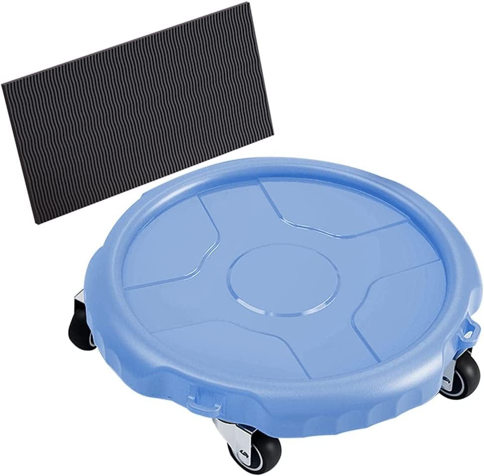 KITCISSL Ab Roller Side Shaper Ab Machine for Home, Exercise Equipment Ab Wheel Roller with Knee Mat, Smooth Bearing Sliding Disc Fitness Mute Gym Equipment for Adults (Color : Pink)