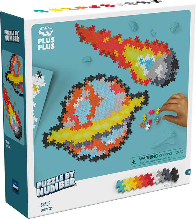 Space 500 pc. Puzzle by Number
