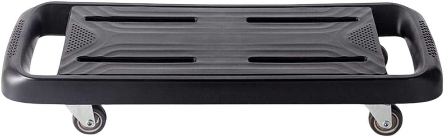 UGPLM Ab Roller Board Abdominal Fitness Plate 4 Universal Wheels Exercise Equipment Core Workout Training